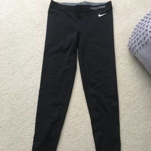 Full length Nike Pros like new condition